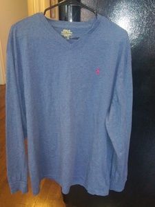 *ON SALE* Ralph Lauren🏇 Blue V-Neck Sweater